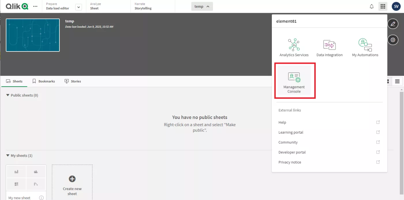 Connecting Qlik Sense to Databricks Manual vs. Partner Connect element61